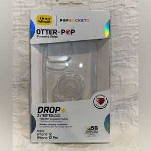 Otterbox + Popsocket Collab - iPhone 12/iPhone 12 pro clear case. NWT